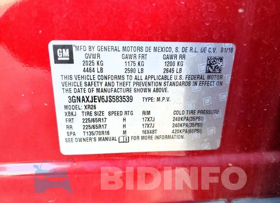 3GNAXJEV6JS583539 Photo# 12