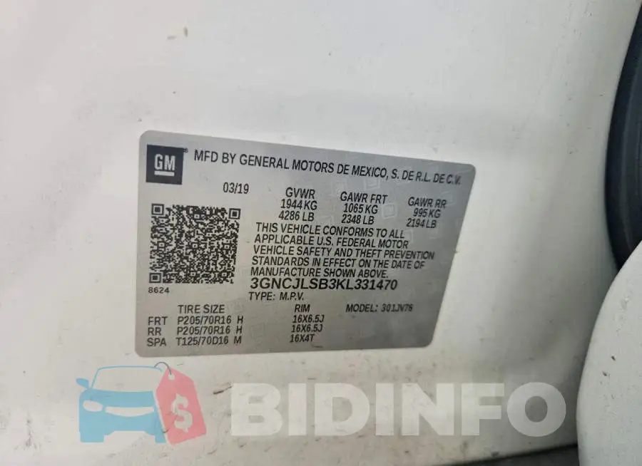 3GNCJLSB3KL331470 Photo# 12