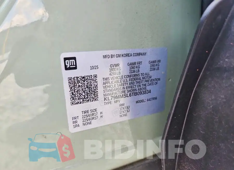 KL79MMSL6TB093834 Photo# 13