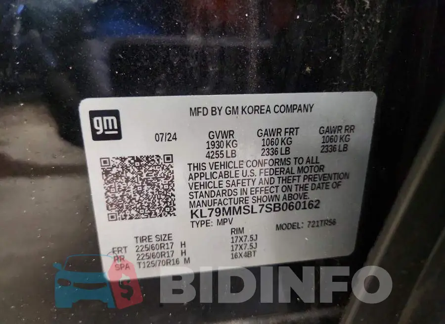 KL79MMSL7SB060162 Photo# 12