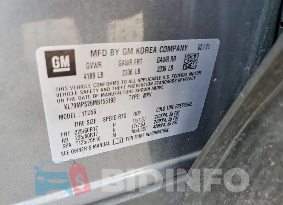 KL79MPS26MB155193 Photo# 14
