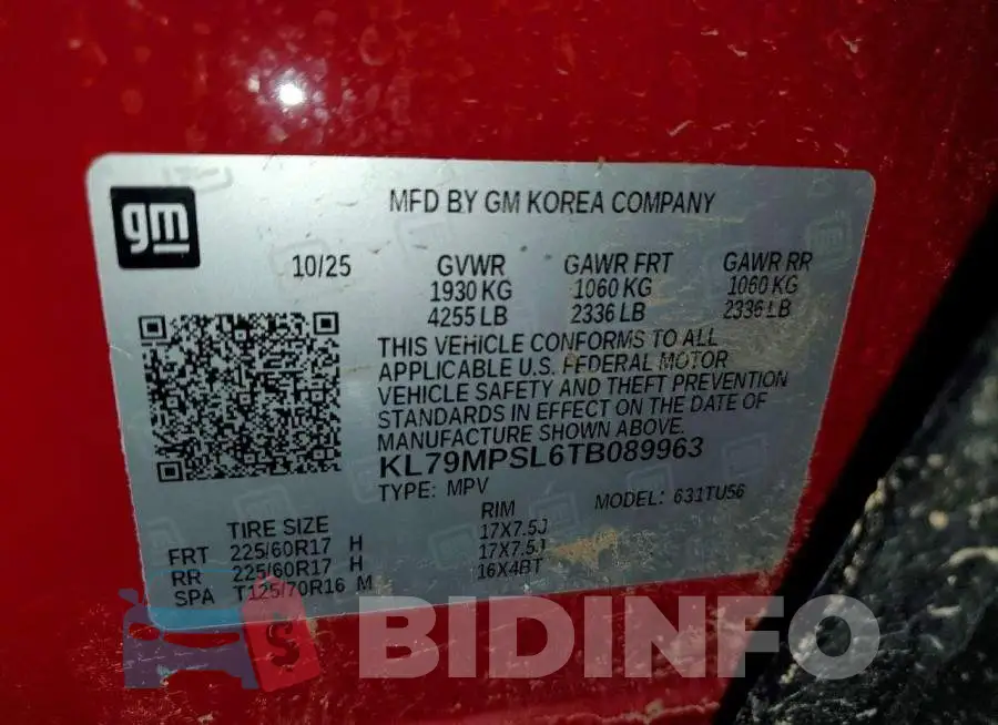 KL79MPSL6TB089963 Photo# 13