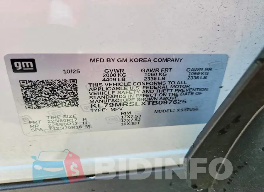 KL79MRSLXTB097625 Photo# 13
