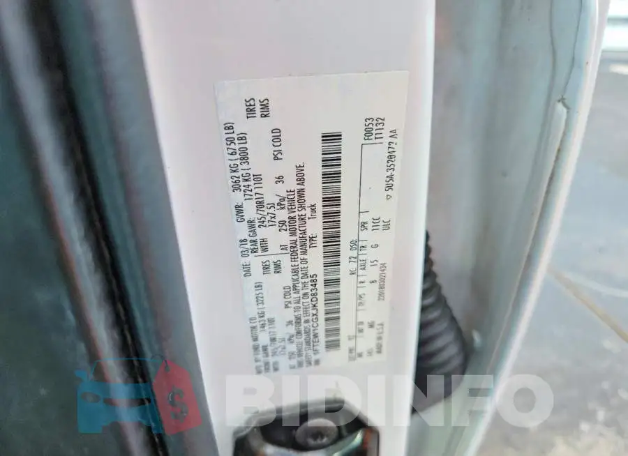 1FTEW1CGXJKD83485 Photo# 12