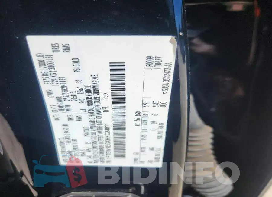 1FTEW1EGXHKC34811 Photo# 12