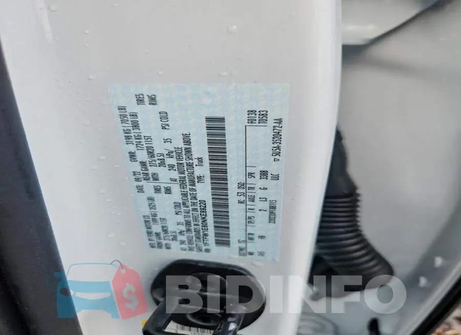 1FTFW1E80NKE89220 Photo# 12