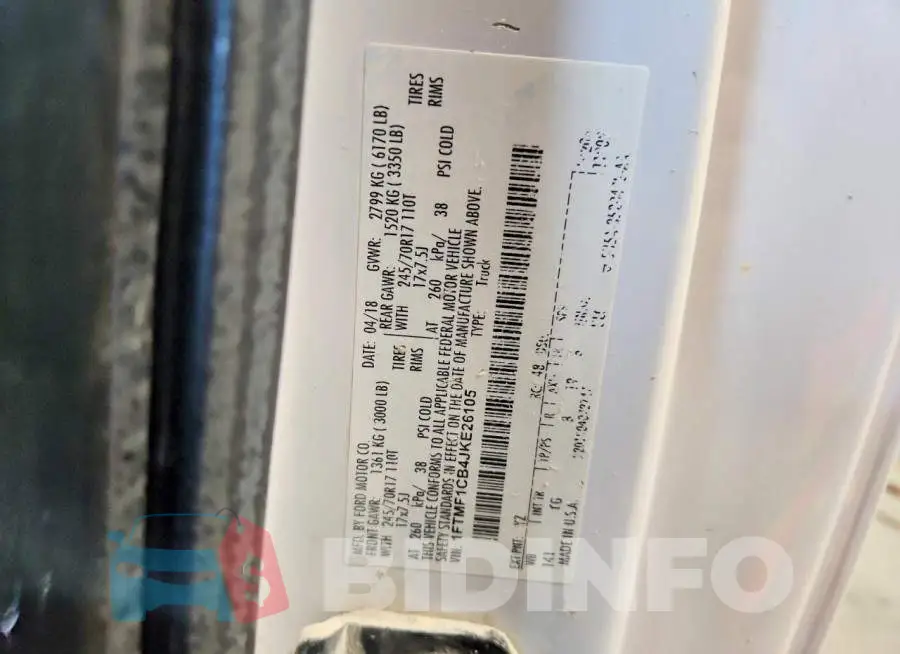 1FTMF1CB4JKE26105 Photo# 12