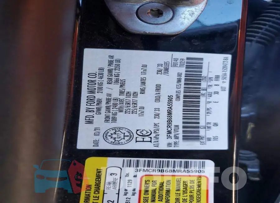 3FMCR9B68MRA55905 Photo# 13
