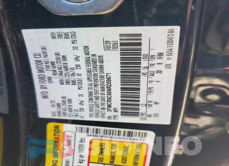 3FMCR9C66NRD59671 Photo# 13