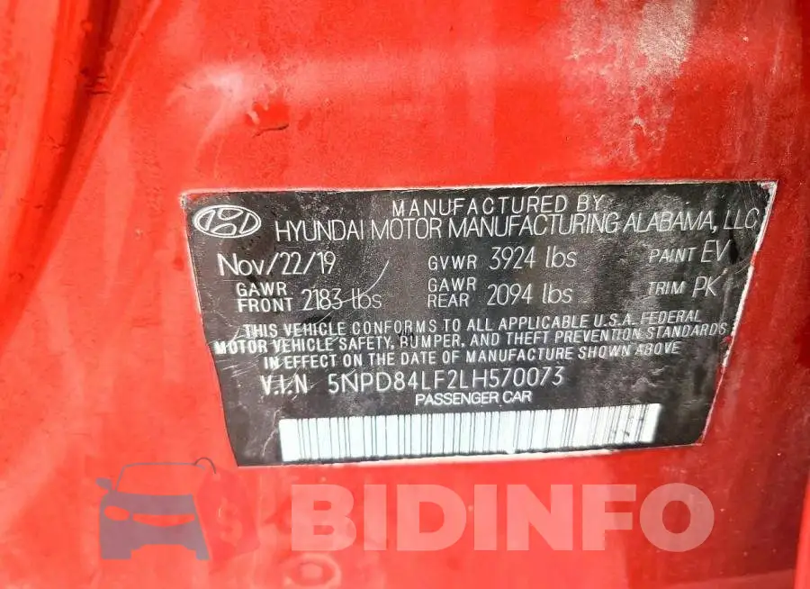 5NPD84LF2LH570073 Photo# 13