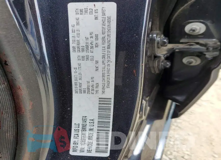 1C6SRFMT6MN514974 Photo# 12