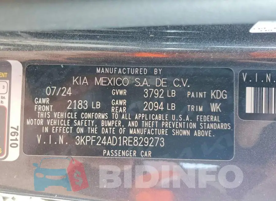 3KPF24AD1RE829273 Photo# 13