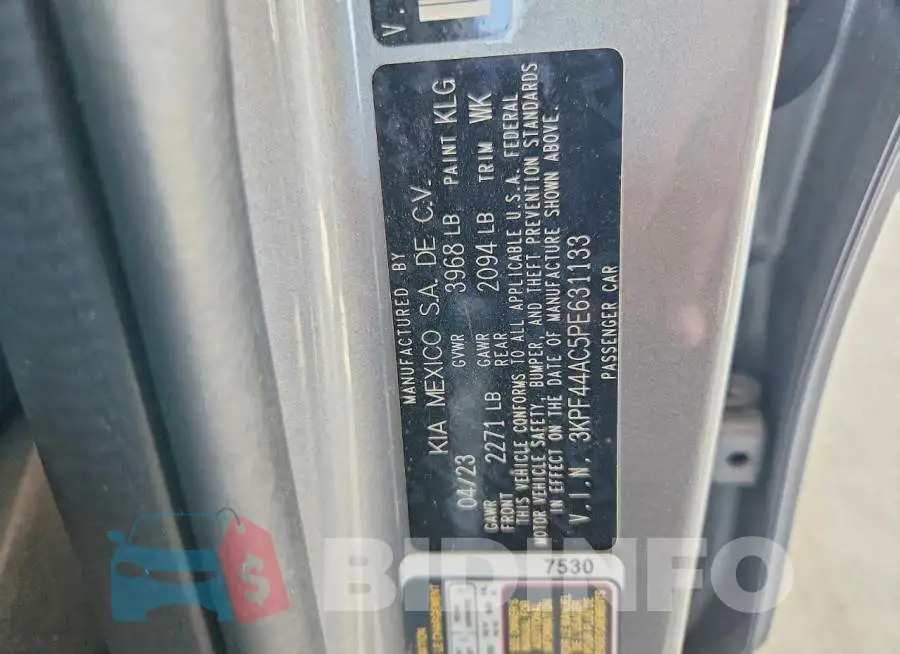 3KPF44AC5PE631133 Photo# 12