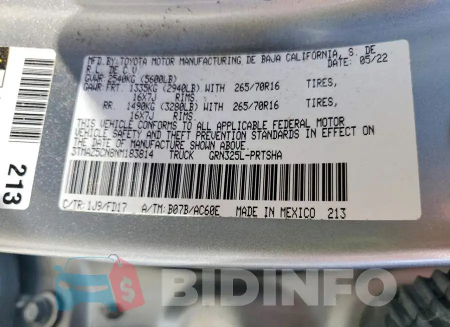 3TMAZ5CN8NM183814 Photo# 12