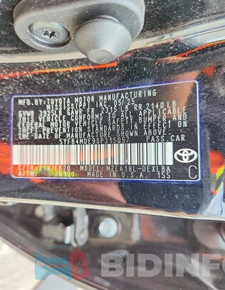 5YFB4MDE9SP315057 Photo# 12