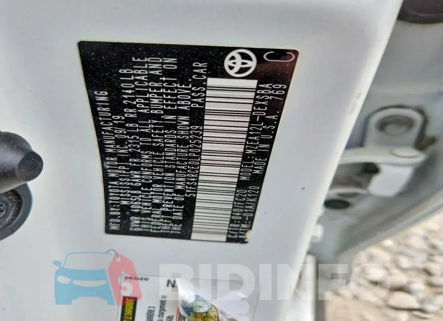 5YFS4RCE0LP025239 Photo# 12