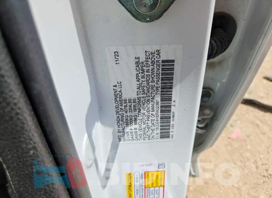 19UDE4H30RA020881 Photo# 12