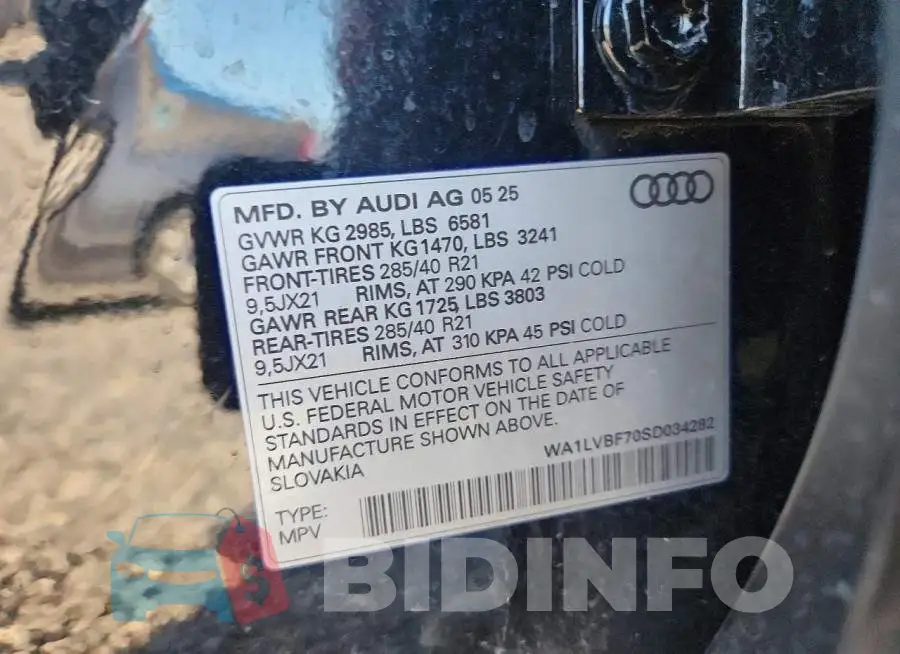 WA1LVBF70SD034282 Photo# 13