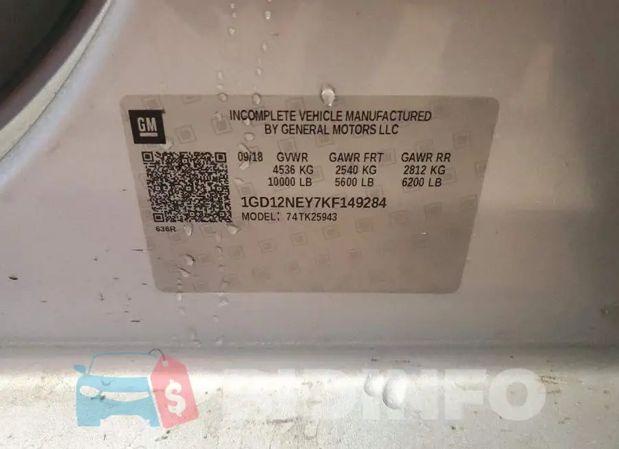 1GD12NEY7KF149284 Photo# 12