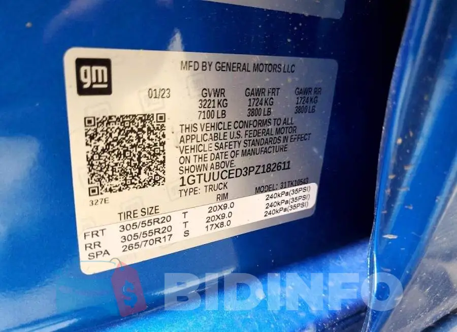 1GTUUCED3PZ182611 Photo# 12