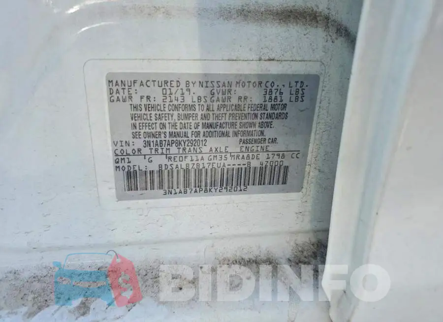 3N1AB7AP8KY292012 Photo# 12