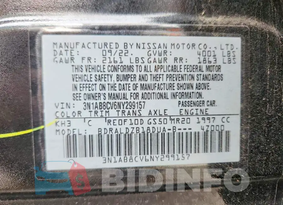 3N1AB8CV6NY299157 Photo# 12