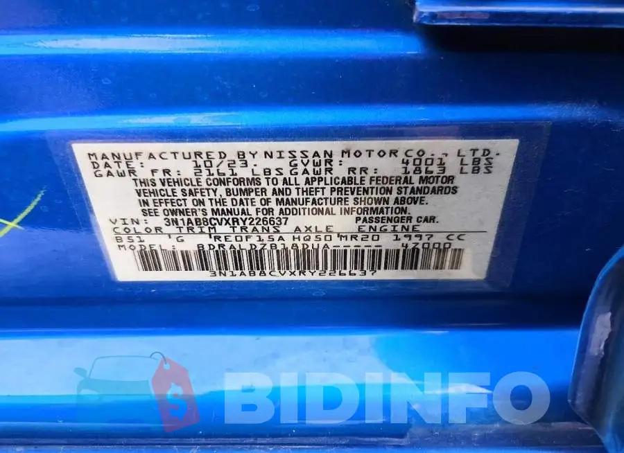 3N1AB8CVXRY226637 Photo# 13