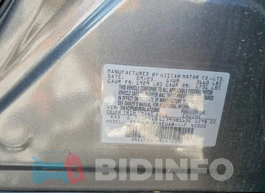 3N1CP5BV5RL472390 Photo# 13