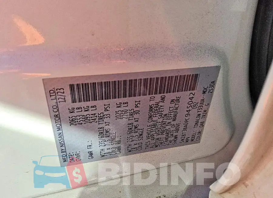 5N1BT3BA0PC945042 Photo# 13