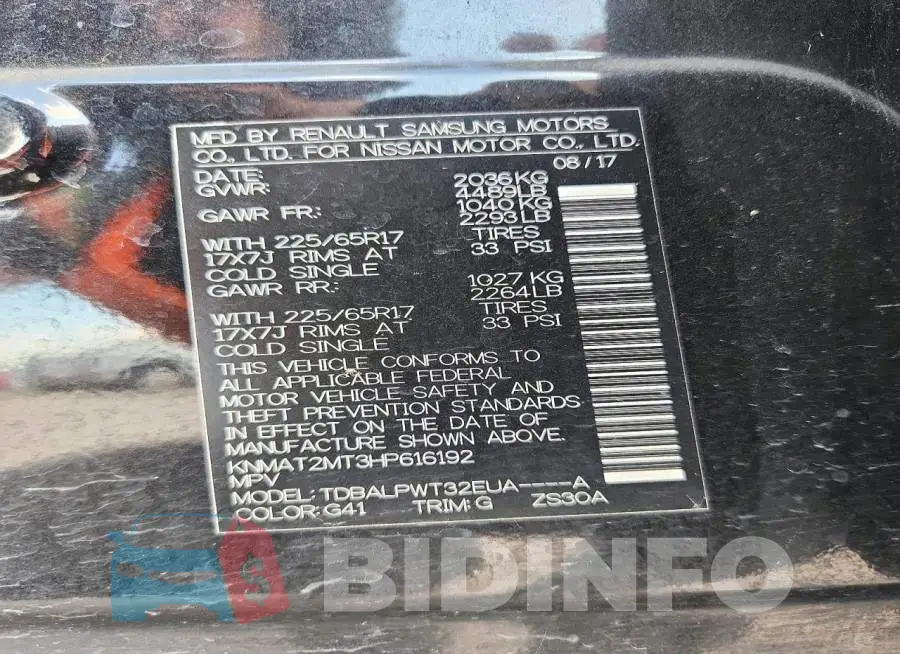 KNMAT2MT3HP616192 Photo# 13