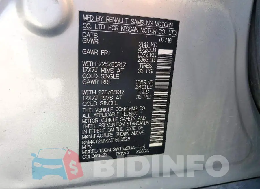 KNMAT2MV2JP615526 Photo# 13