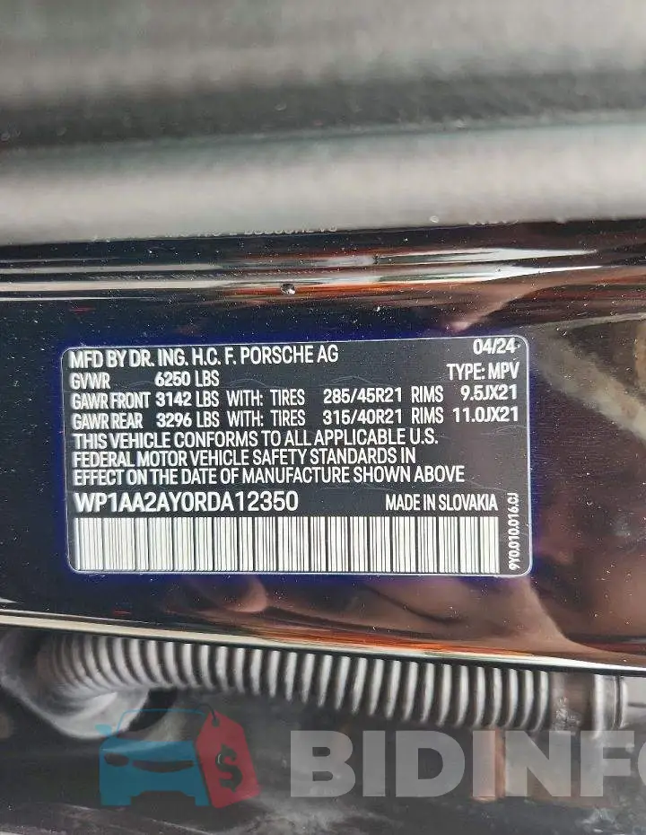 WP1AA2AY0RDA12350 Photo# 13