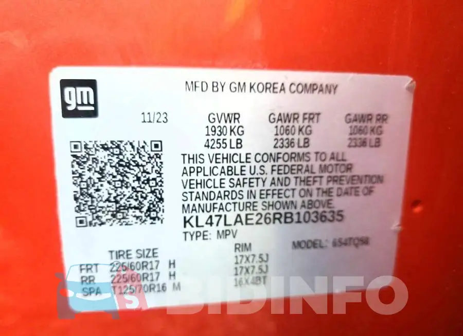 KL47LAE26RB103635 Photo# 13