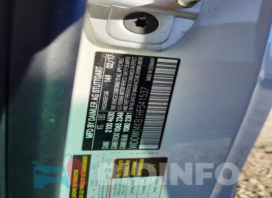 WDDWJ4KB1HF541537 Photo# 12