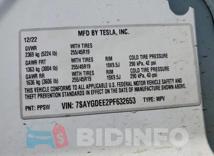 7SAYGDEE2PF632653 Photo# 14