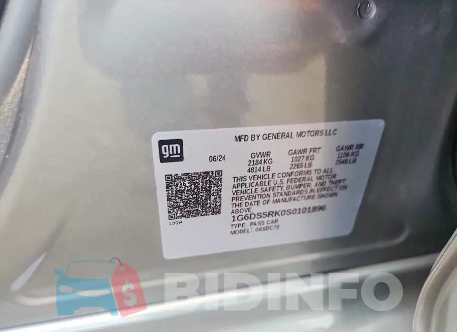 1G6DS5RK0S0101896 Photo# 12