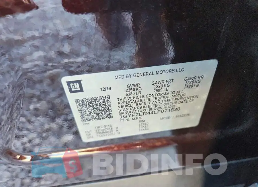 1GYFZER44LF074830 Photo# 13