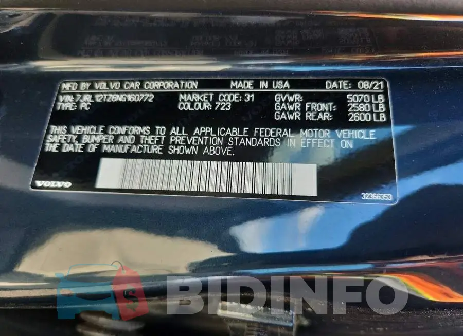 7JRL12TZ6NG160772 Photo# 12