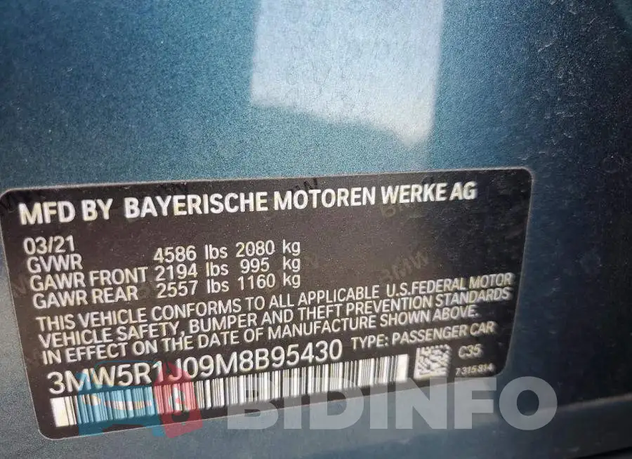 3MW5R1J09M8B95430 Photo# 13