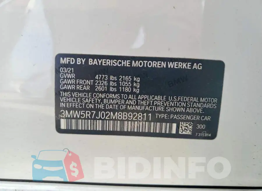 3MW5R7J02M8B92811 Photo# 12