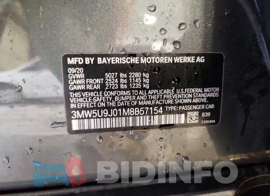 3MW5U9J01M8B57154 Photo# 12