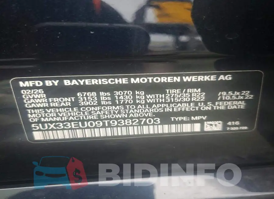 5UX33EU09T9382703 Photo# 13