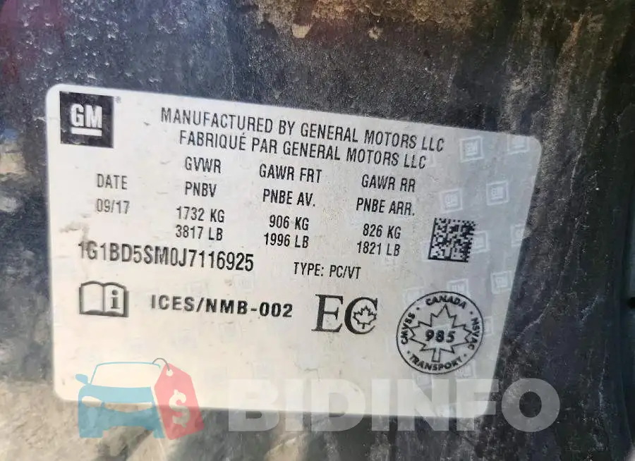 1G1BD5SM0J7116925 Photo# 12
