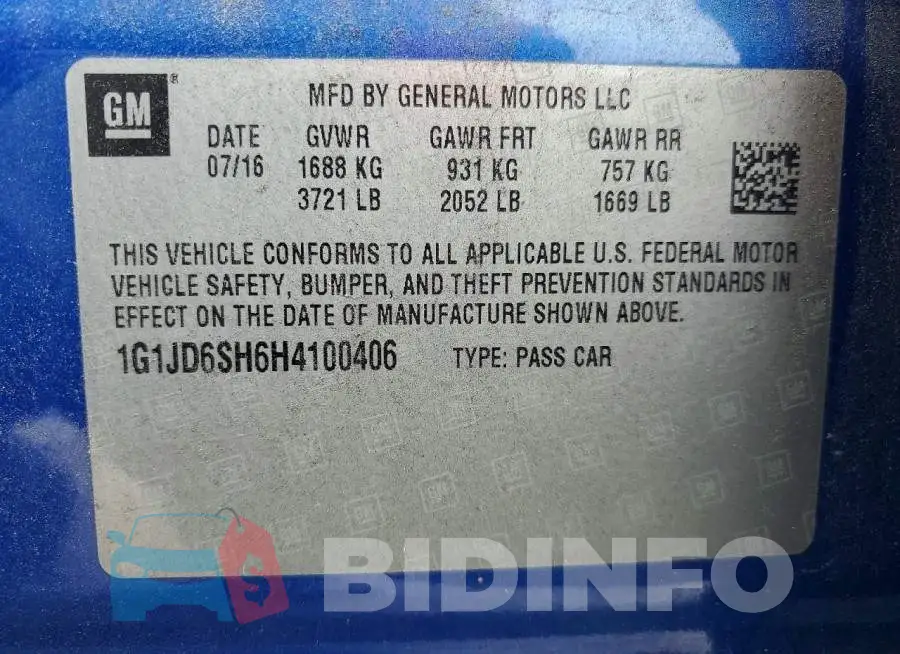 1G1JD6SH6H4100406 Photo# 12