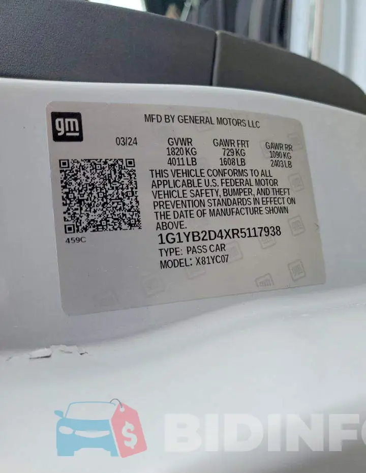 1G1YB2D4XR5117938 Photo# 12