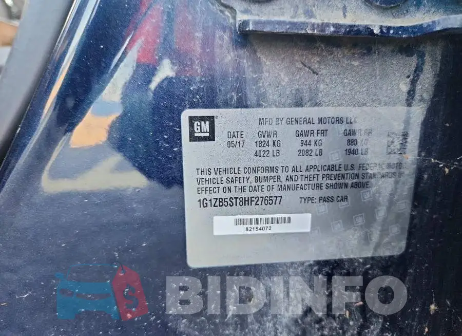 1G1ZB5ST8HF276577 Photo# 13