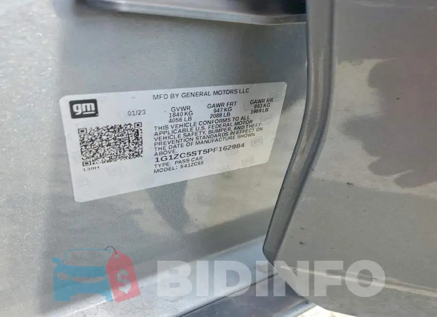 1G1ZC5ST5PF162984 Photo# 12