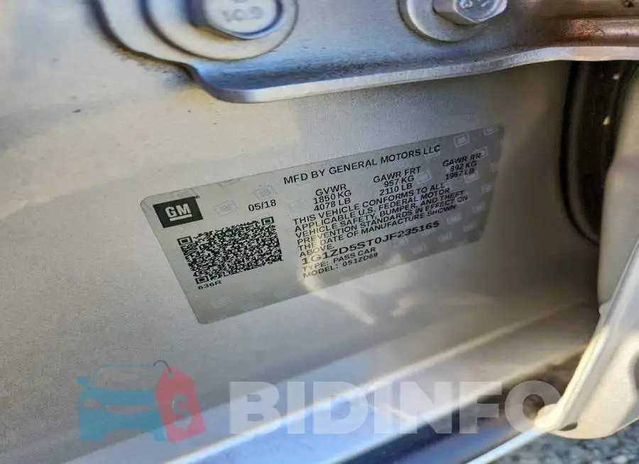 1G1ZD5ST0JF235165 Photo# 13