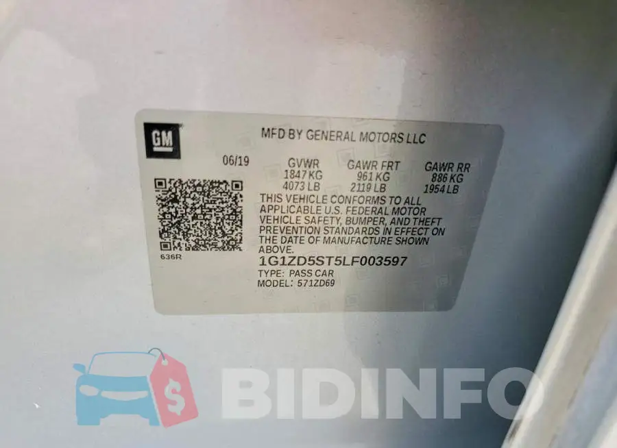 1G1ZD5ST5LF003597 Photo# 12