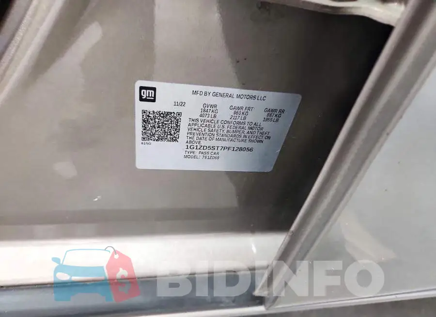 1G1ZD5ST7PF128056 Photo# 12